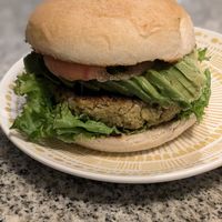 🍔 Falafel Burger at Tasty Monkey in Calama