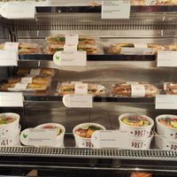 Sandwich, bowl at Pret A Manger - Hauptbahnhof in Zurich