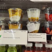 Desserts/cereals, 2023 at Pret A Manger - Hauptbahnhof in Zurich