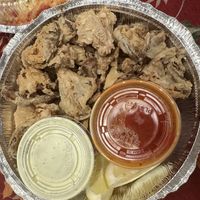 Oyster mushroom calamari   at Bella Napoli  in Copiague