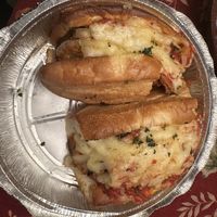 Eggplant parm hero  at Bella Napoli  in Copiague