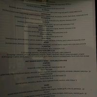 menu at Salt Shaker Deli in Lunenburg