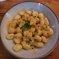 Gnocchi at Les Mauvaises Herbes in Quebec
