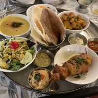 Vegan thali  at Govinda in Milan