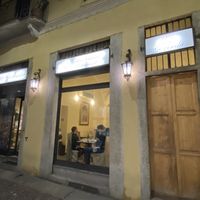 Outside  at Govinda in Milan