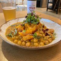Chickpea curry with pumpkin (main dish) at MUTO in Madrid
