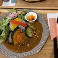 Vegetable curry at ZENZAI in Kagoshima