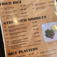 The Stir-Fried Vegan Noodles are NOT vegan at Pho Tuoi in Kansas City
