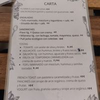 Food at La Loca de Enfrente in Madrid