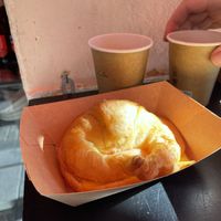 Filled croissant  at La Loca de Enfrente in Madrid