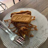 Tarta de queso at La Loca de Enfrente in Madrid