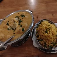 Lemon sauce with seasoned rice at Mountain in Liberec