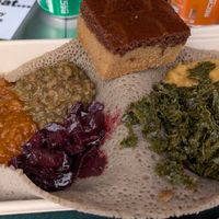 Vegan comb at Rekebot Ethiopia in Newcastle Upon Tyne