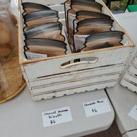 Items for sale vary each week at COB Vegan Baked Goods in Carlisle