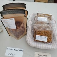 Items for sale vary each week. Love the coconut bacon! at COB Vegan Baked Goods in Carlisle