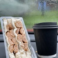 They do vegan breakfast too! I had a sausage sandwich and an oat desi chai 👍  at Brunch 23 Fusion Kitchen in Newcastle Upon Tyne