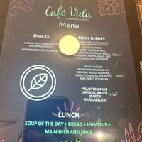   at Café Vida in La Paz