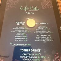   at Café Vida in La Paz
