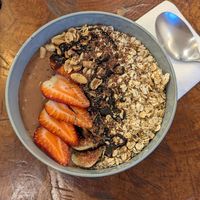 A smoothie bowl (forgot name) at Café Vida in La Paz