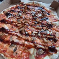 Vegan BBQ chicken at Papa John's in West Wickham