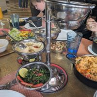 Mixed vegan options at 139 Pavilion in Giza