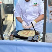 Vegan Ham and Vegan Cheesee  at La Crepe Du Jardin in Los Angeles