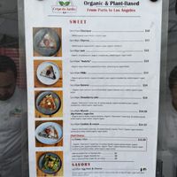 Menu 12/2024  at La Crepe Du Jardin in Los Angeles