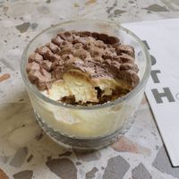 Vegan tiramisu  at Noth Coffee  in Istanbul
