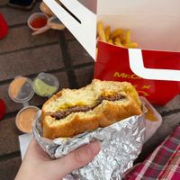 Not a Cheeseburger Frowny Meal ($25.90) at Mr.Charlie's - Sydney in Redfern