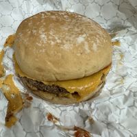 Not cheeseburger   at Mr.Charlie's - Sydney in Redfern