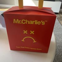 Frowny meal  at Mr.Charlie's - Sydney in Redfern