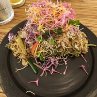 Tempeh Salad with peanut dressing at Jhoii Local Eats in Sanur