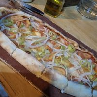 Vegan pide at Sunny Turkish Fast Food in Koh Rong