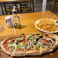 Vegan pide at Sunny Turkish Fast Food in Koh Rong