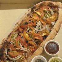 Vegan Pide  at Sunny Turkish Fast Food in Koh Rong