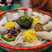 Sharing dish   at Abyssinia Restaurant in Manama