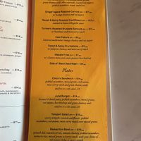 Their vegan-only menu  at JUNE in Beaverton