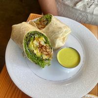 Tempeh Wrap at JUNE in Beaverton