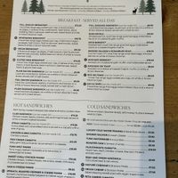 Menu 1  at Olivia's Tearoom in York