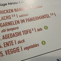 veg*n  at Shizu Japanisches Restaurant in Bad Neustadt An Der Saale