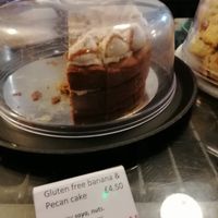 Pecan and banana cake at Lady Lever Art Gallery in Bebington