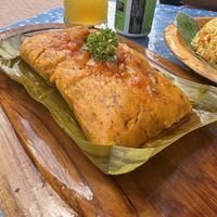 Vegan tamale   at El Nacional  in Panama City