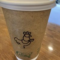 Loved the oat latte & the logo!   at Roosters Coffee House in Ledgewood