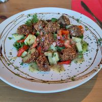 Falafel salad at Coffee Bistro Zu  in Selby