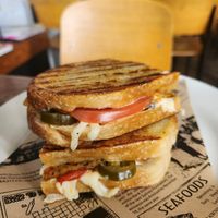 The Vegan Extreme toastie (really tasty!) at Heritage Coffee in Summer Hill