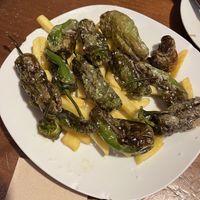 Pimientos del padrón   at Restaurante El Asturiano in Algodonales