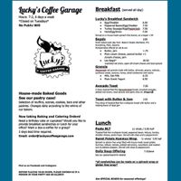 at Lucky's Coffee Garage in Lebanon