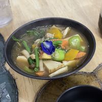 Northern Thai soup - Hotpot Panda, Chiang Maii  at Hotpot Panda in Chiang Mai