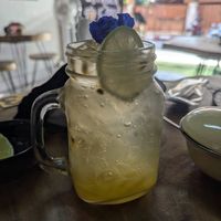 Passion fruit soda at Hotpot Panda in Chiang Mai