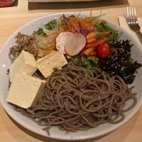 Tofu soba salad at Nippon in New York City